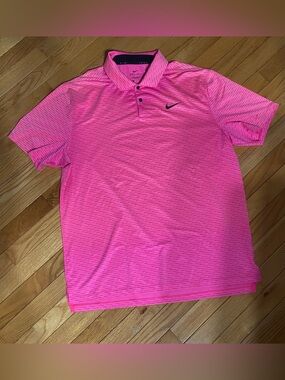 Nike Golf Dri-FIT Men’s Hot Pink Polo
